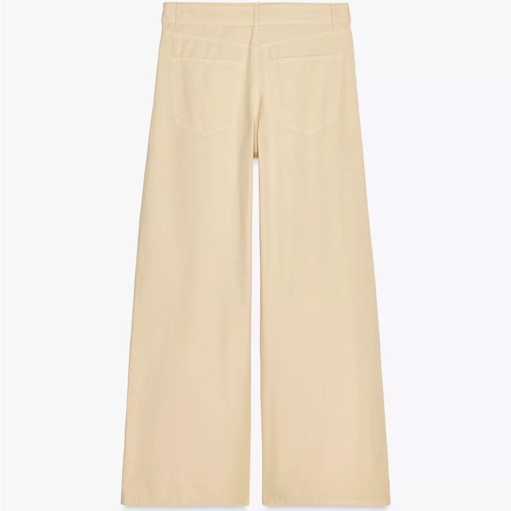 ZARA PLEATED BELTED PANTS - Picture 3 of 7